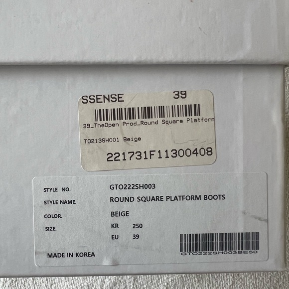 TheOpen Product Open YY Platform Boots - Picture 11 of 11